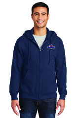 Port & Company® Essential Fleece Full-Zip Hooded Sweatshirt